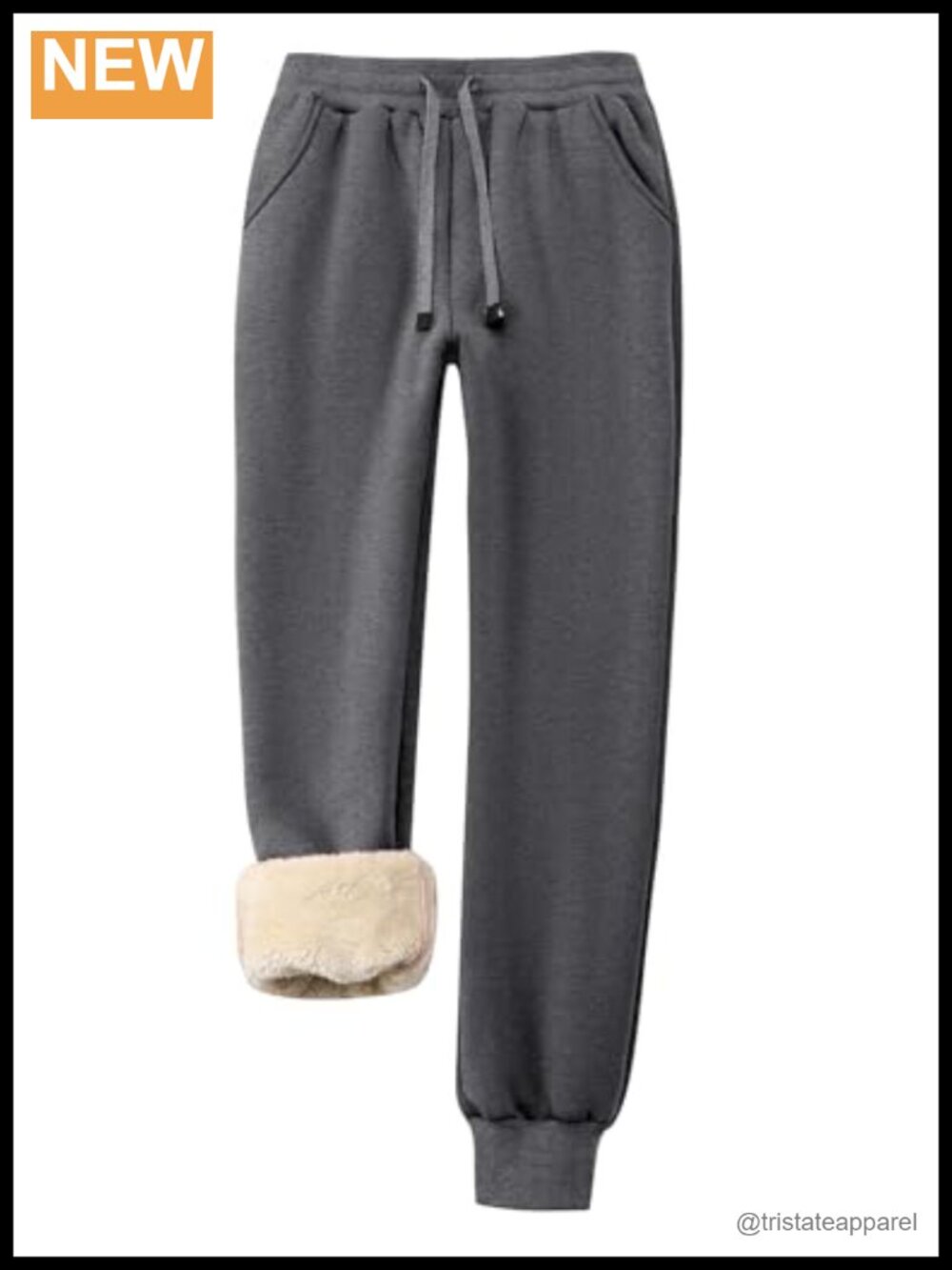 Fleece Sherpa Lined Jogger Sweatpants Warm Winter Active Pants